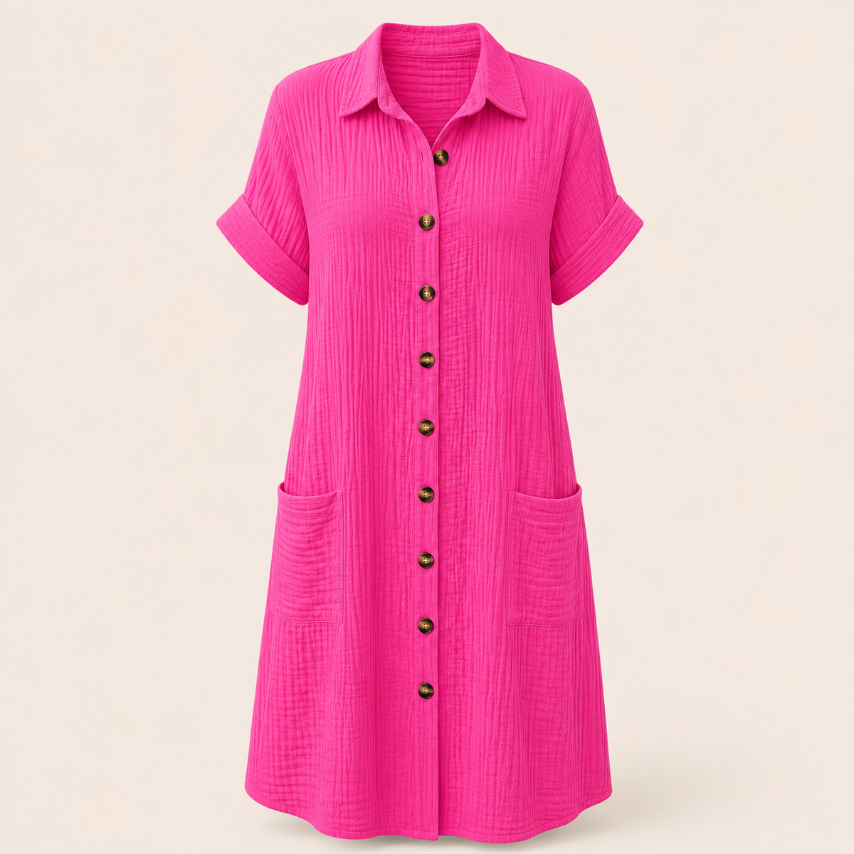 The Weekend Breeze Shirt Dress