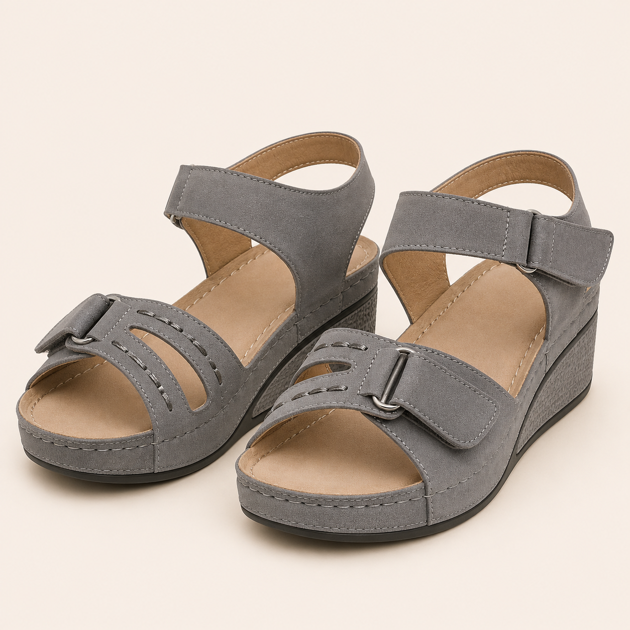 The Everyday Ease Wedge Sandals (9 colors)