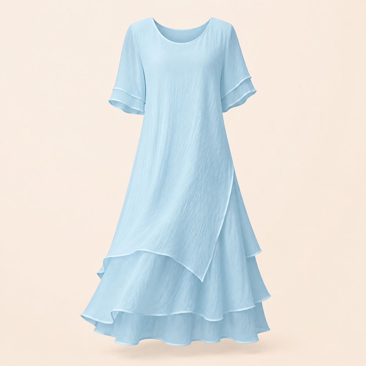 The Coastal Breeze Layered Dress
