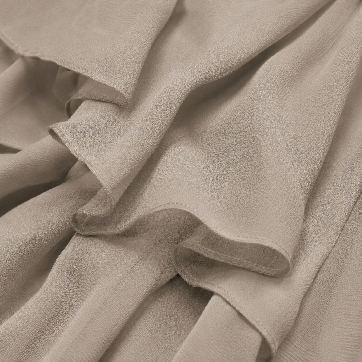 The Soft Ruffle Cape Dress