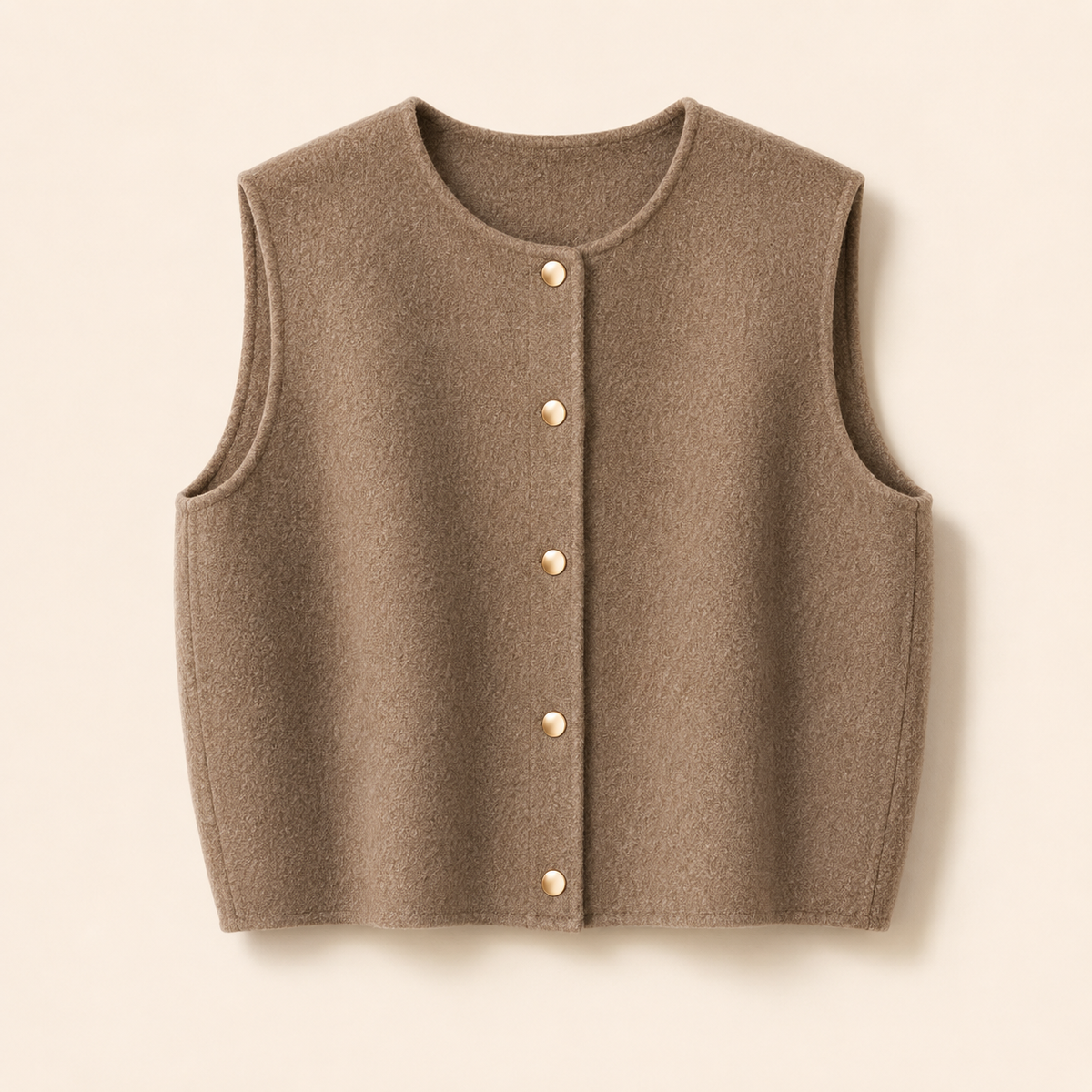 The Polished Button Vest