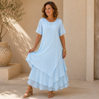 The Coastal Breeze Layered Dress