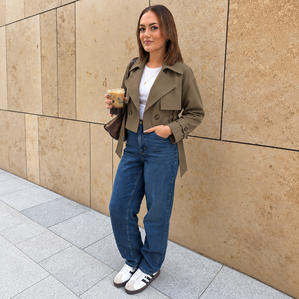 The City Belted Trench
