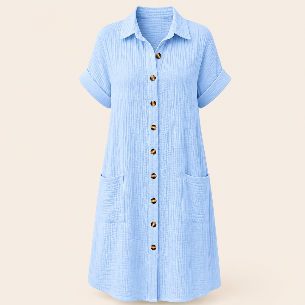 The Weekend Breeze Shirt Dress