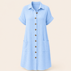 The Weekend Breeze Shirt Dress