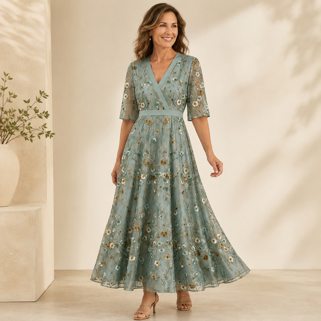 The Botanical Elegance Dress (4 colors)