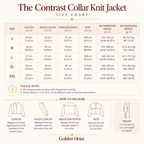 The Contrast Collar Knit Jacket