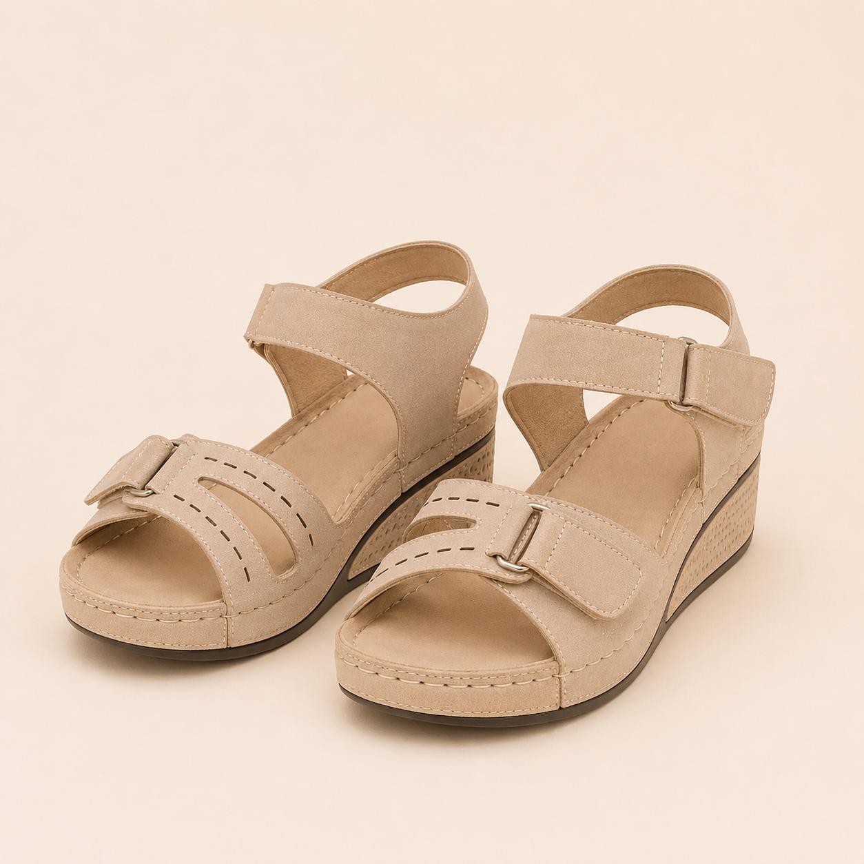 The Everyday Ease Wedge Sandals (9 colors)