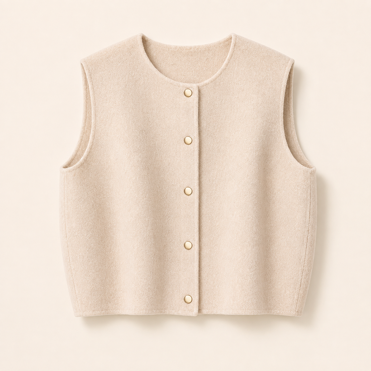 The Polished Button Vest