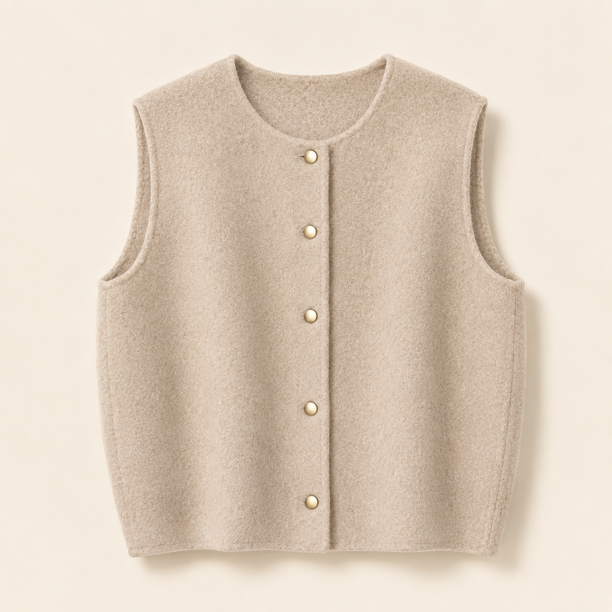 The Polished Button Vest