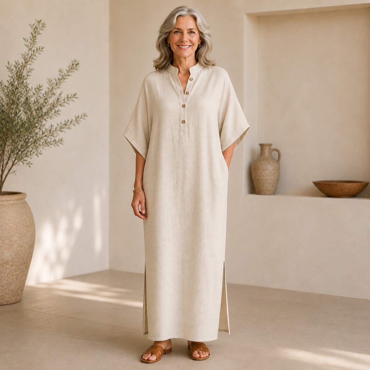 The Coastal Ease  Dress