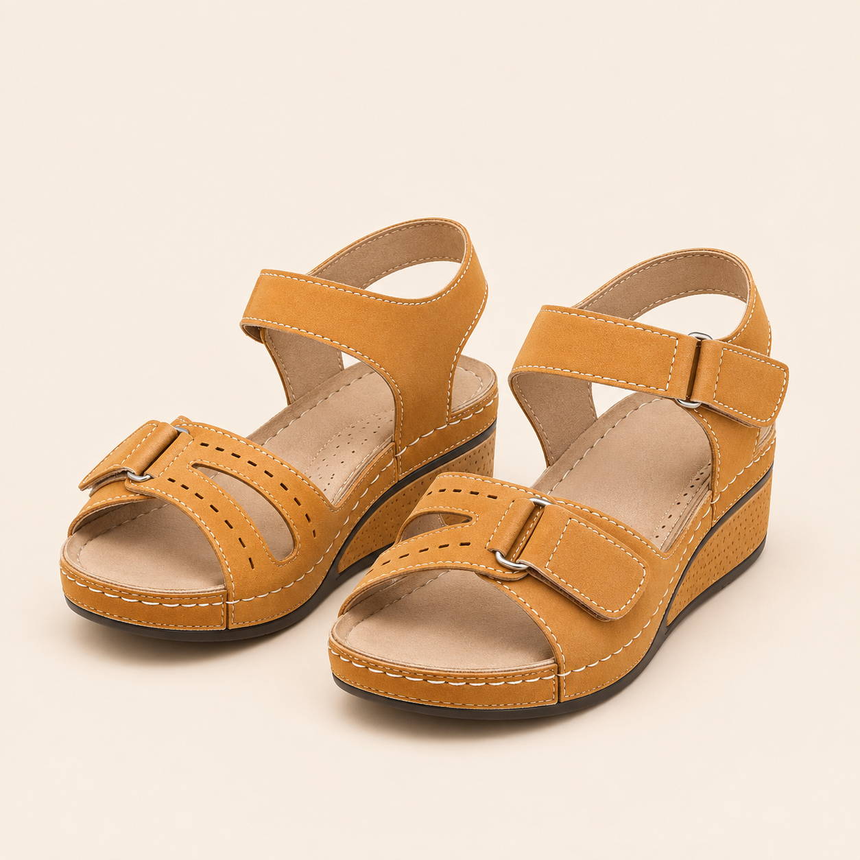 The Everyday Ease Wedge Sandals (9 colors)