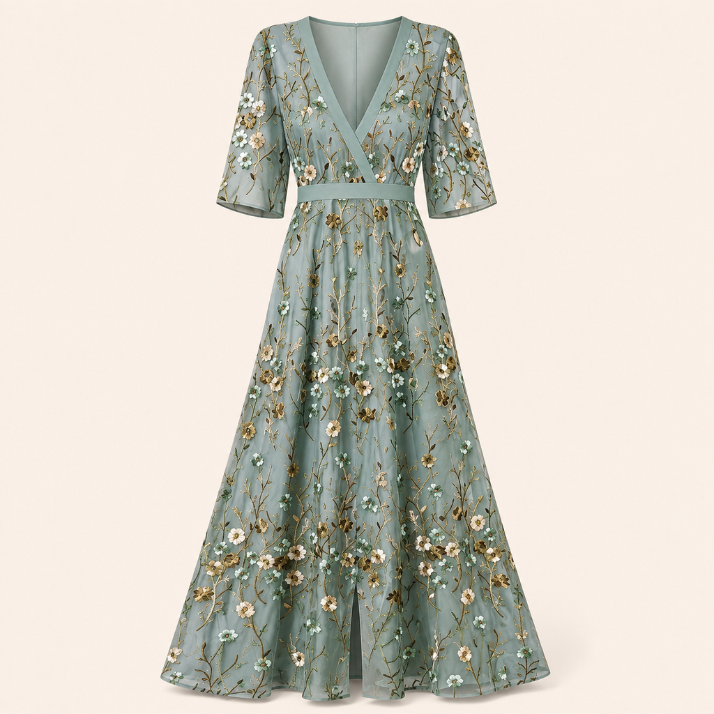 The Botanical Elegance Dress (4 colors)