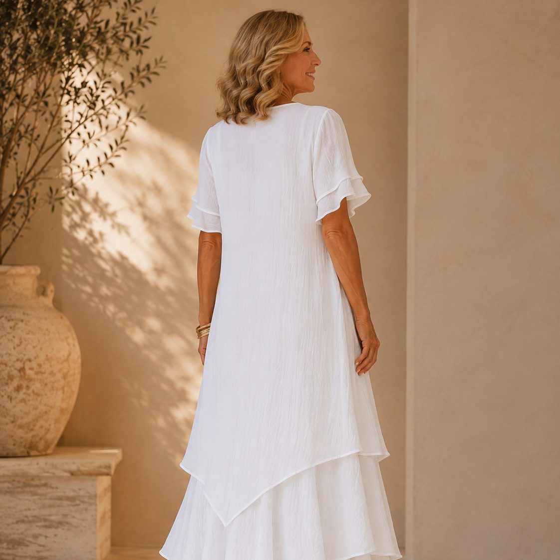 The Coastal Breeze Layered Dress