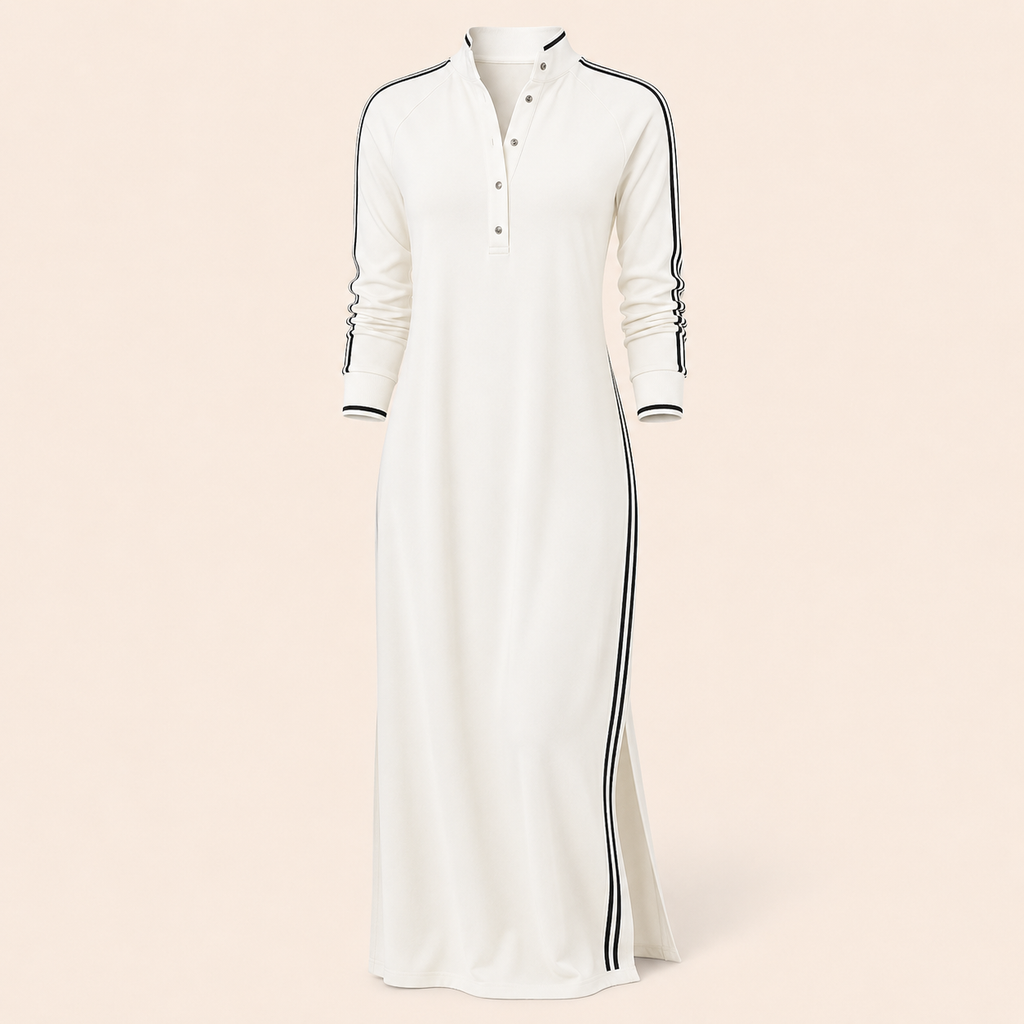 The Contrast Line Dress