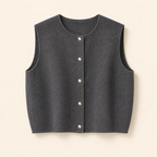 The Polished Button Vest