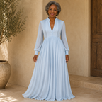 The Soft Light Shirt Dress