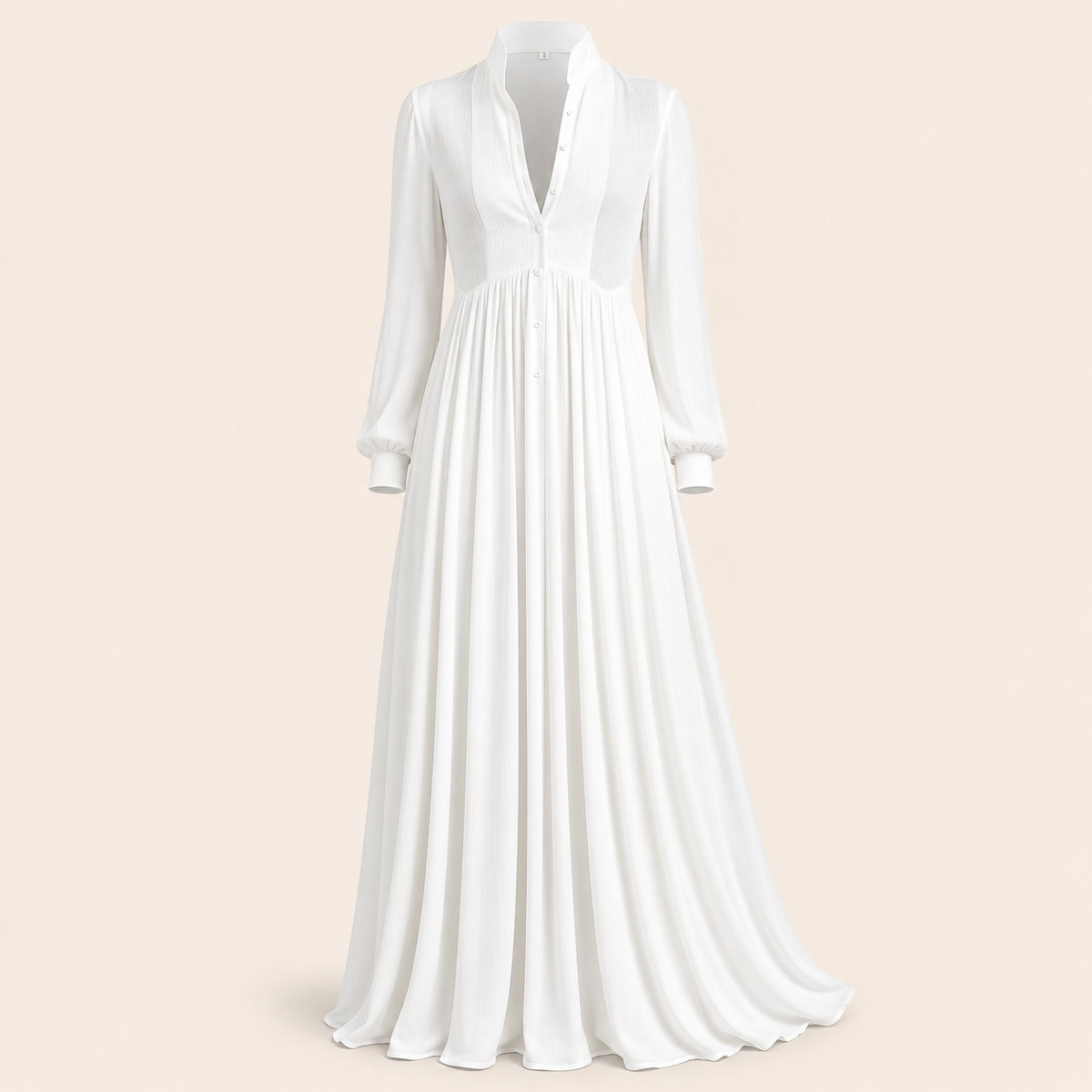 The Soft Light Shirt Dress