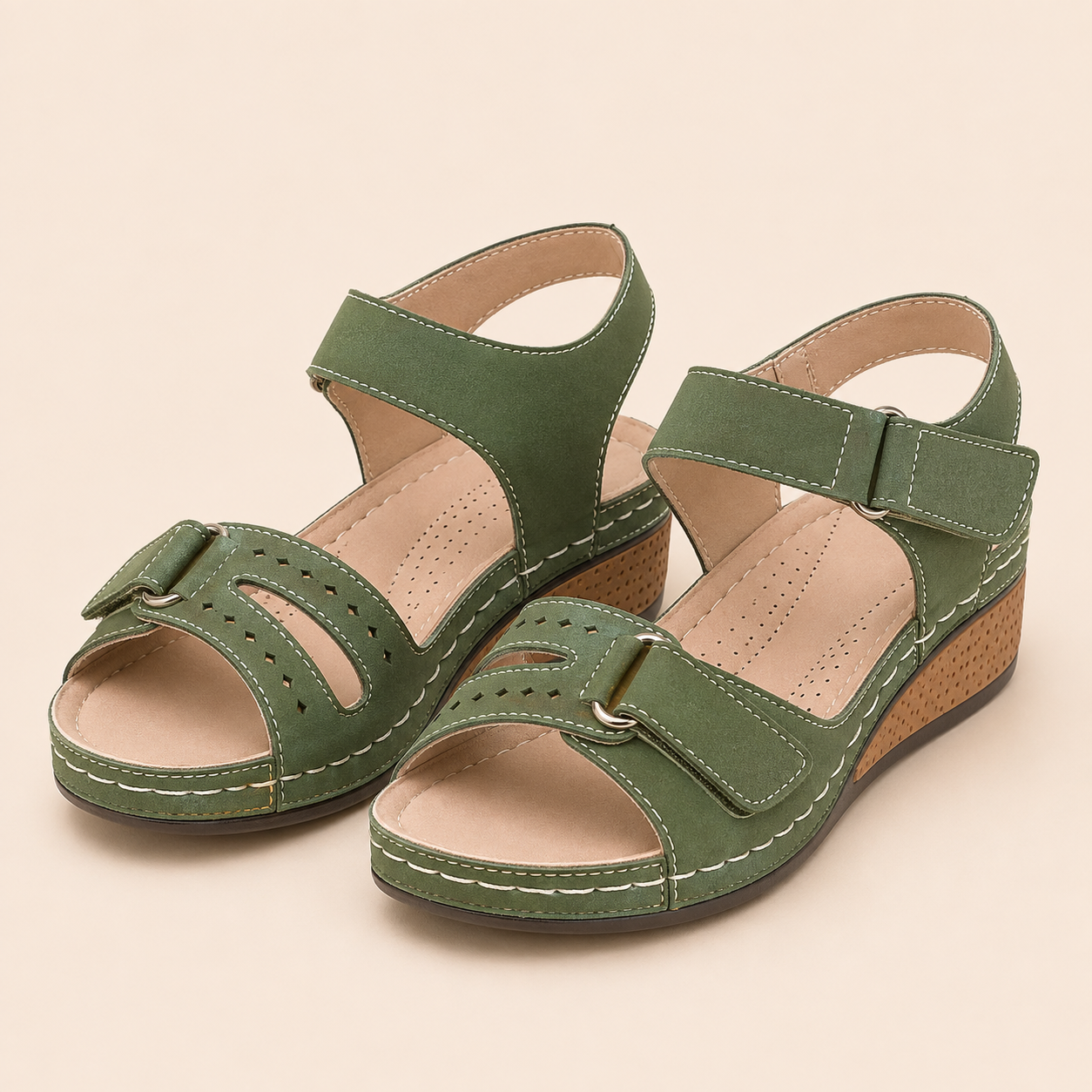 The Everyday Ease Wedge Sandals (9 colors)