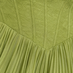The Evergreen Pleated Dress
