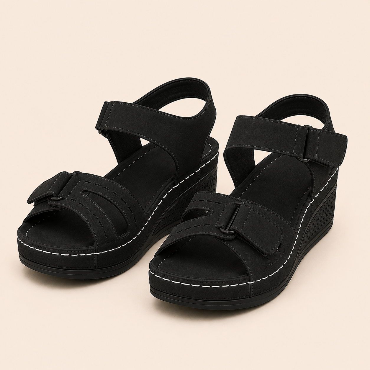 The Everyday Ease Wedge Sandals (9 colors)