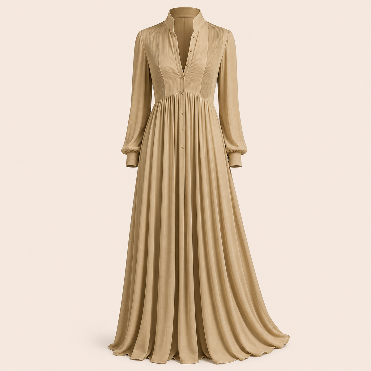 The Soft Light Shirt Dress